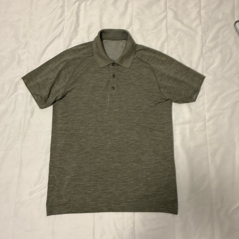 Lululemon Olive Polo Shirt